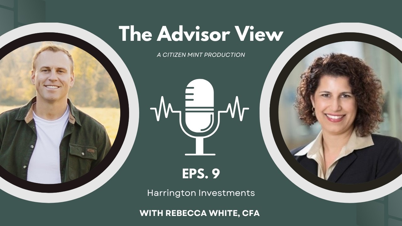 Rebecca White of Harrington Investments on The Advisor View